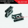 RZHOBBY WRC9 933 Upgrade Parts CNC Servo Mount 531144 Black