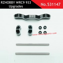 CNC rear knuckle black upgrade part for RZHOBBY WRC9 933 531147
