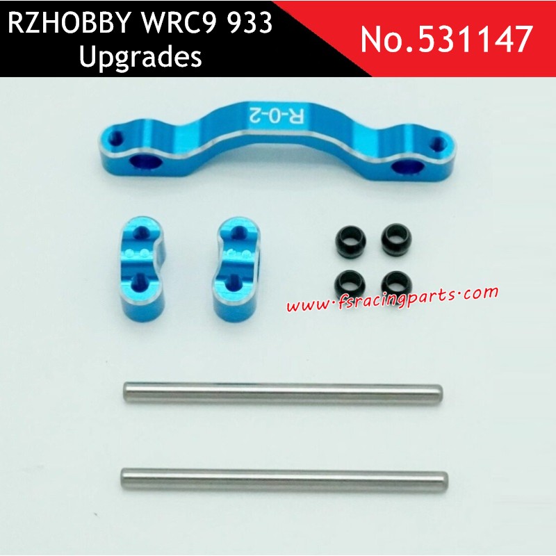 CNC rear knuckle blue upgrade part for RZHOBBY WRC9 933 531147