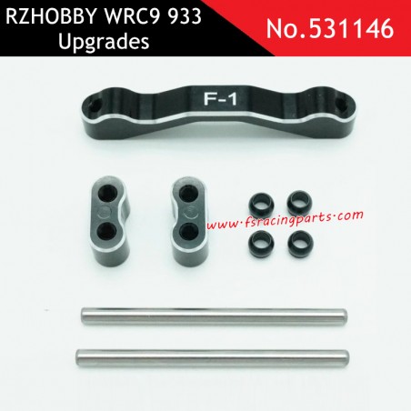 CNC front knuckle black upgrade part for RZHOBBY WRC9 933 531146