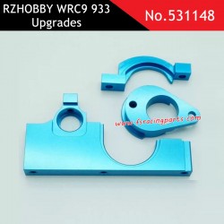 CNC metal motor mount blue upgrade part for RZHOBBY WRC9 933 531148