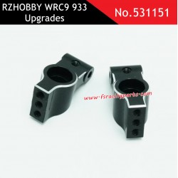 CNC Metal Rear Axle Housing Upgrade Parts Black for RZHOBBY WRC9 933 531151