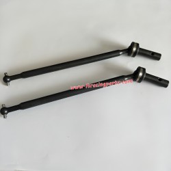 FS RACING 1/8 RC car rear CVD drive shaft, close-up of joint and spline end details