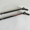 FS RACING 1/8 RC car rear CVD drive shaft, close-up of joint and spline end details