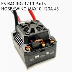 FS RACING 1/10 Scale RC Car Parts HOBBYWING MAX10-120A Support 4S, FS RACING Parts