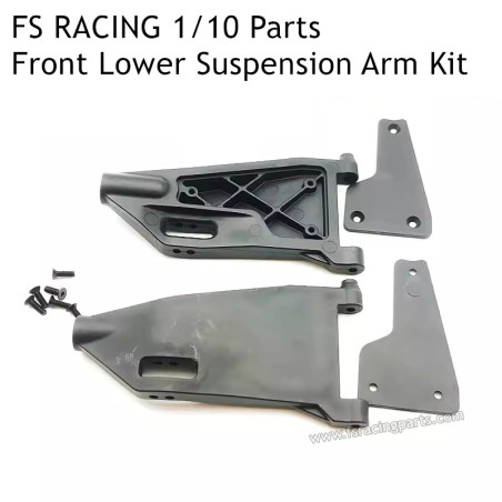 FS RACING 1/10 Scale RC Car Parts Front Lower Suspension Arm Kit