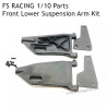 FS RACING 1/10 Scale RC Car Parts Front Lower Suspension Arm Kit