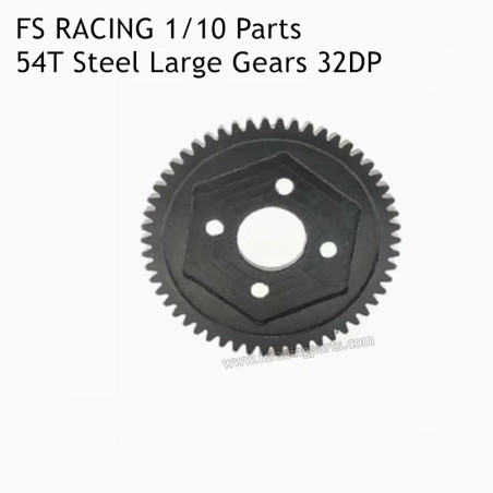 FS RACING 1/10 Scale High Speed Racing Car Parts 54T Steel Large Gears 32DP