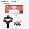 FS RACING 1/10 Scale RC Car Parts Spare Tyre Fixing Set, FS RACING 536099