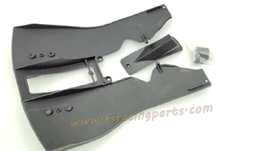 FS RACING 1/7 Scale High Speed Racing Car Parts Rear Spoiler Set, FS RACING 336284