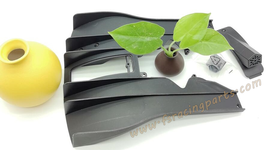 FS RACING 1/7 Scale High Speed Racing Car Parts Rear Spoiler Set, FS RACING 336284