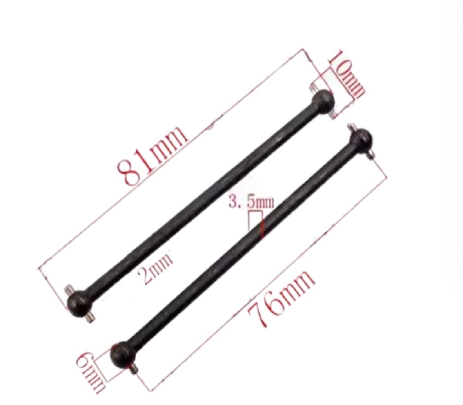 FS RACING 1/10 Scale High Speed Racing Car Upgrade Parts CVD Dog Bones, FS RACING 512035