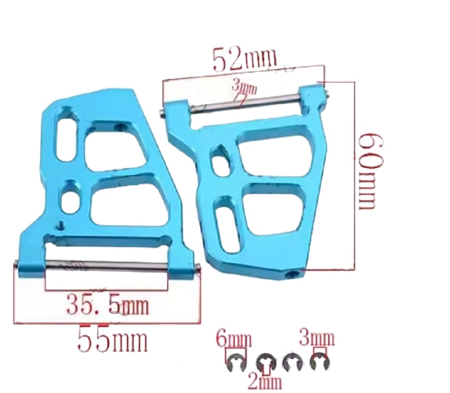FS RACING 1/10 Scale High Speed Racing Car Upgrade Parts Front Lower Arm, FS RACING 512008