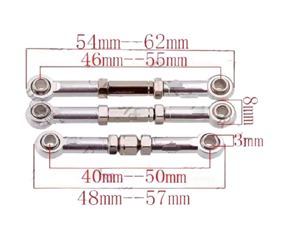 FS RACING 1/10 Scale High Speed Racing Car Upgrade Parts Steering Tie Rods, FS RACING 512000